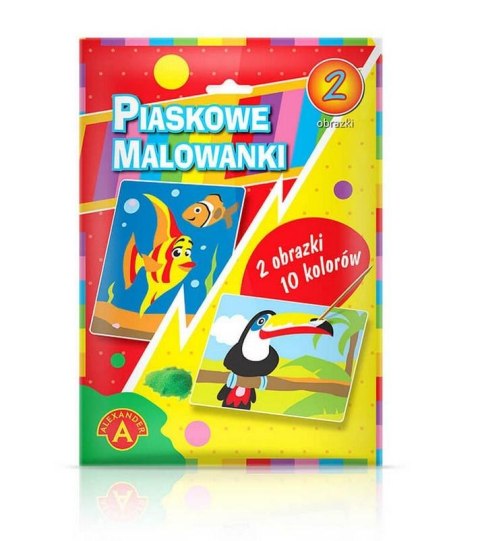 Piaskowe malowanki - Rybka, tukan ALEX Piaskowe malowanki - Rybka, tukan ALEX