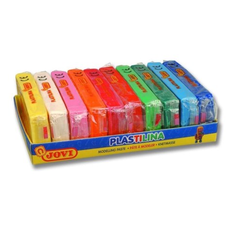 Plastelina 10 kolorów/ 50g JOVI Plastelina 10 kolorów/ 50g JOVI
