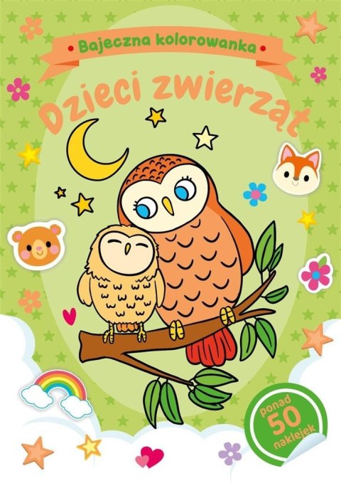 Bajeczna kolorowanka. Dzieci zwierząt Bajeczna kolorowanka. Dzieci zwierząt