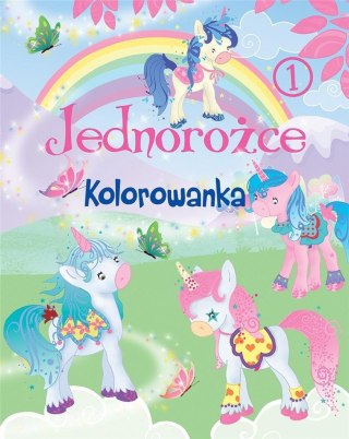 Jednorożce. Kolorowanka