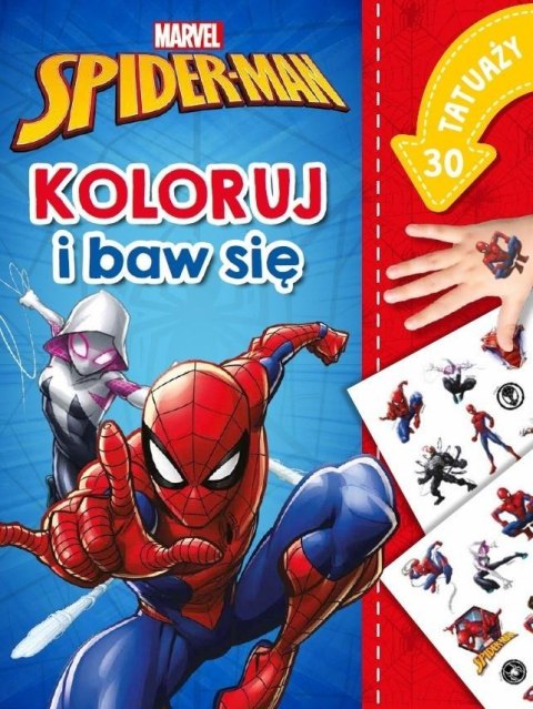 Koloruj i baw się. 30 tatuaży. Marvel Spider-Man Koloruj i baw się. 30 tatuaży. Marvel Spider-Man