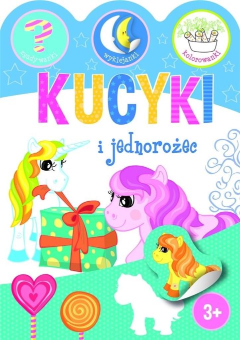 Kucyki i jednorożce. Zgadywanki, wyklejanki.. Kucyki i jednorożce. Zgadywanki, wyklejanki..