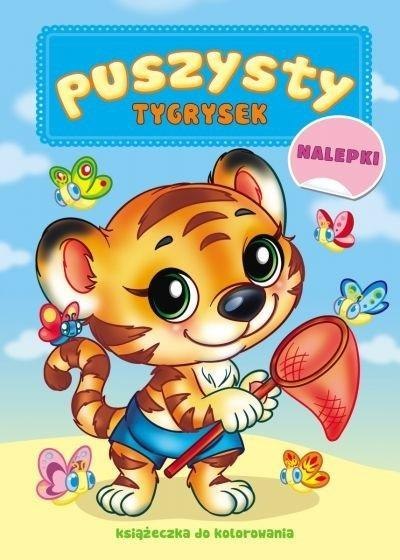 Puszysty Tygrysek. Książka do kolorowania Puszysty Tygrysek. Książka do kolorowania