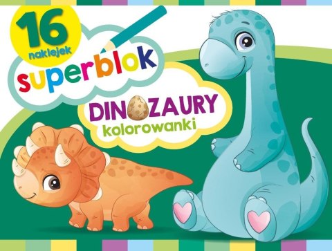 Superblok. Dinozaury Kolorowanki Superblok. Dinozaury Kolorowanki