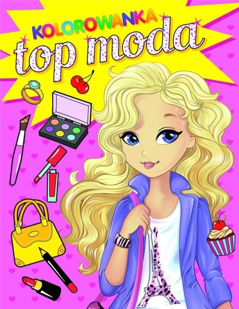 Top Moda. Kolorowanka Top Moda. Kolorowanka