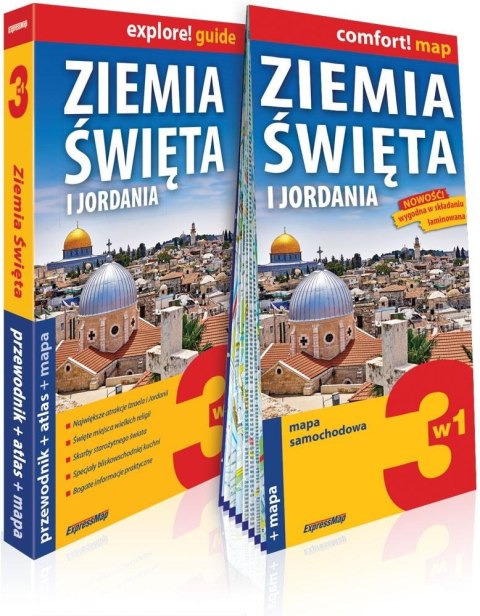Ziemia Święta i Jordania zestaw przewodnikowy 3w1 2020 Ziemia Święta i Jordania zestaw przewodnikowy 3w1 2020