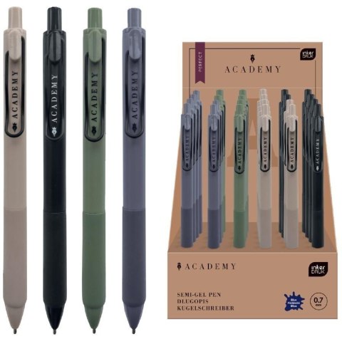 Długopis automat grip Perfect Academy nieb (24szt)