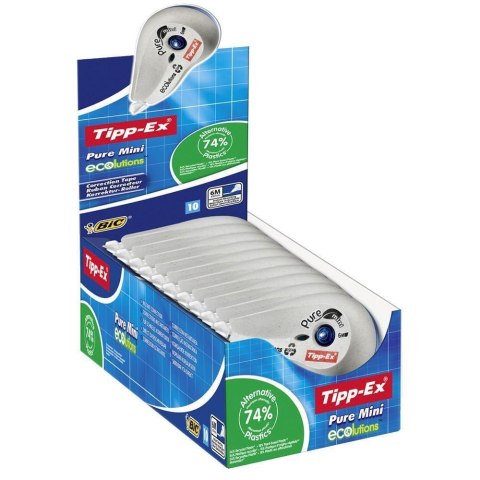 Korektor Mini Pure Tape Eco w Taśmie (10szt) BIC Korektor Mini Pure Tape Eco w Taśmie (10szt) BIC