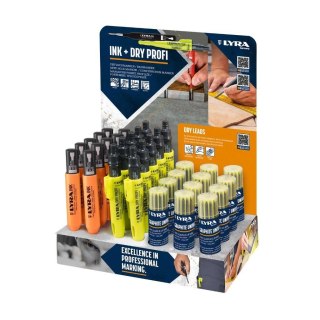 Marker konstrukcyjny INK+DRY Profi display