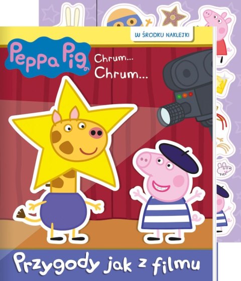Przygody jak z filmu. Świnka Peppa. Chrum chrum. Activity z naklejkami Przygody jak z filmu. Świnka Peppa. Chrum chrum. Activity z naklejkami