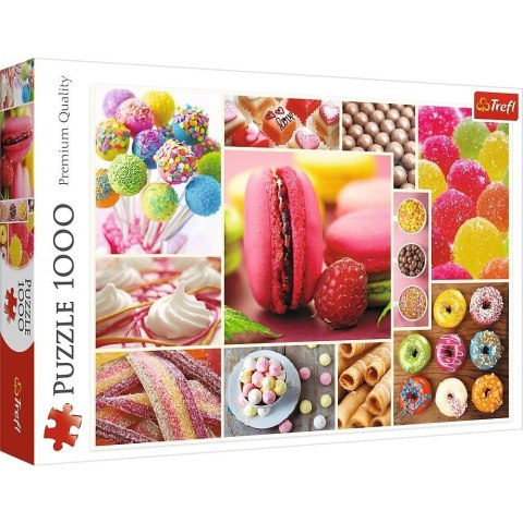 Puzzle 1000 Cukierki kolaż TREFL Puzzle 1000 Cukierki kolaż TREFL