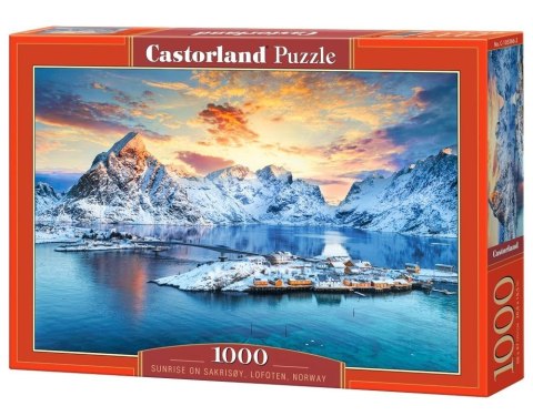 Puzzle 1000 Sunrise on Sakrisoy, Lofoten CASTOR Puzzle 1000 Sunrise on Sakrisoy, Lofoten CASTOR