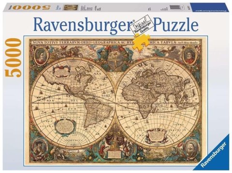 Puzzle 5000 Dawna mapa świata Puzzle 5000 Dawna mapa świata