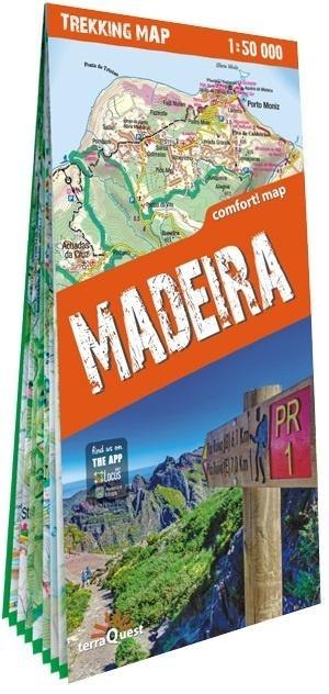 Trekking map Madeira 1:50 000 lam w.2025 Trekking map Madeira 1:50 000 lam w.2025
