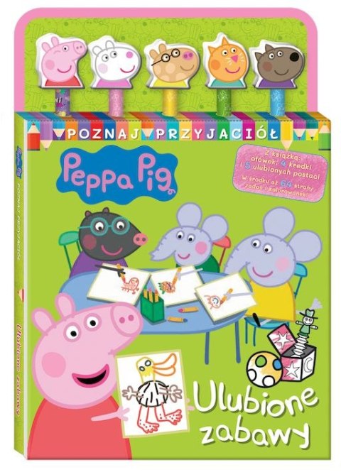 Barwne zabawy. Świnka Peppa. Poznaj Przyjaciół Barwne zabawy. Świnka Peppa. Poznaj Przyjaciół