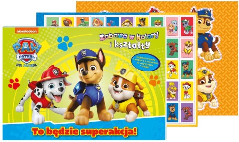 Co za akcja!. Psi Patrol. Zabawa w kolory i kształty Co za akcja!. Psi Patrol. Zabawa w kolory i kształty