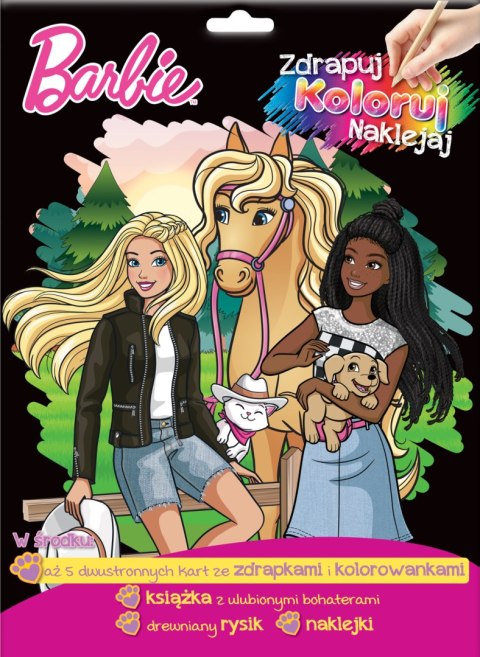 Barbie. Zdrapuj, koloruj, naklejaj Barbie. Zdrapuj, koloruj, naklejaj