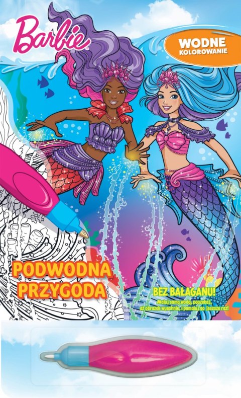 Podwodna przygoda. Barbie. Wodne kolorowanie Podwodna przygoda. Barbie. Wodne kolorowanie