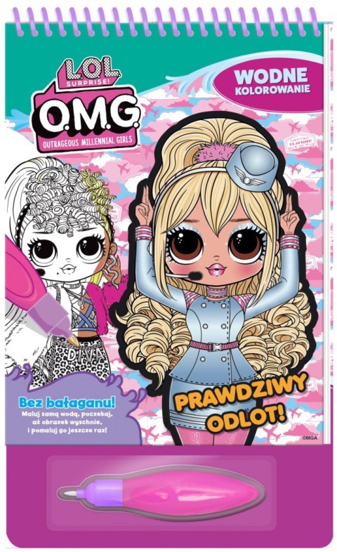 Prawdziwy odlot. L.O.L. Surprise! Wodne kolorowanie Prawdziwy odlot. L.O.L. Surprise! Wodne kolorowanie