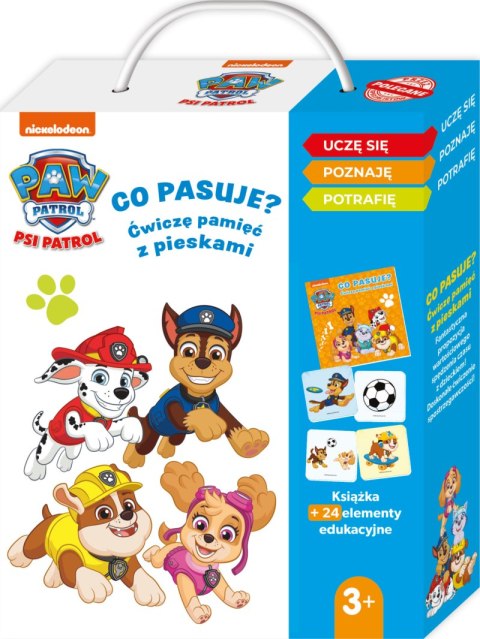 Co pasuje? Psi Patrol. Uczę się, poznaję, potrafię Co pasuje? Psi Patrol. Uczę się, poznaję, potrafię