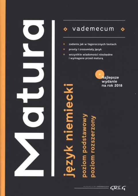 Język niemiecki. Vademecum matura + CD Język niemiecki. Vademecum matura + CD