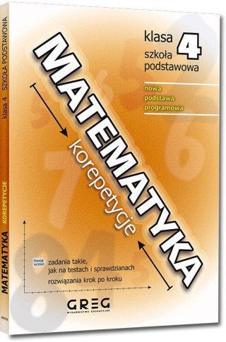 Matematyka. Korepetycje. Szkoła podstawowa. Klasa 4