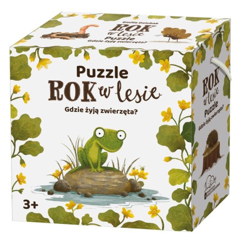 Puzzle Rok w lesie Gdzie żyją zwierzęta? Puzzle Rok w lesie Gdzie żyją zwierzęta?