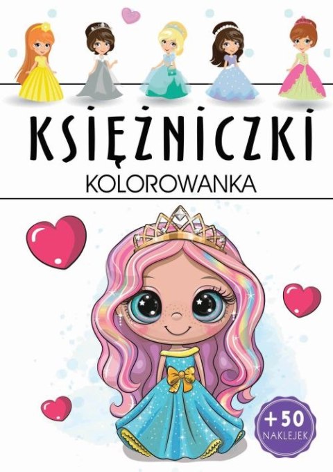 Księżniczki. Kolorowanka Księżniczki. Kolorowanka
