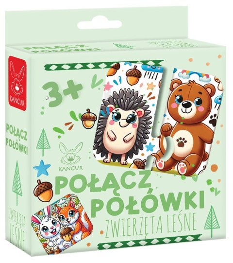 Gra Połącz Połówki Leśne Zwierzęta Gra Połącz Połówki Leśne Zwierzęta