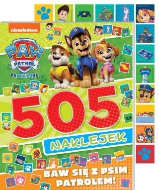 Baw się z Psim Patrolem. Psi Patrol. 505 naklejek