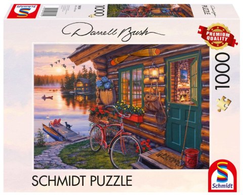 Puzzle 1000 PQ Domek nad jeziorem Darrel Bush 112719 Puzzle 1000 PQ Domek nad jeziorem Darrel Bush 112719