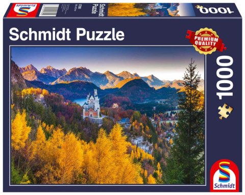 Puzzle 1000 PQ Jesień na Zamku Neuschwanstein Niemcy 111713 Puzzle 1000 PQ Jesień na Zamku Neuschwanstein Niemcy 111713