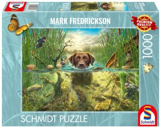 Puzzle 1000 PQ Mark Fredrickson Psia kąpiel 113360