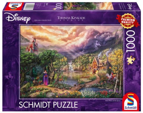 Puzzle 1000 PQ T. Kinkade Królewna Śnieżka i Zła Królowa Disney 112732 Puzzle 1000 PQ T. Kinkade Królewna Śnieżka i Zła Królowa Disney 112732