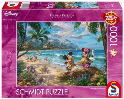 Puzzle 1000 PQ T. Kinkade Myszka Miki & Minnie na Hawajach Disney 112332 Puzzle 1000 PQ T. Kinkade Myszka Miki & Minnie na Hawajach Disney 112332