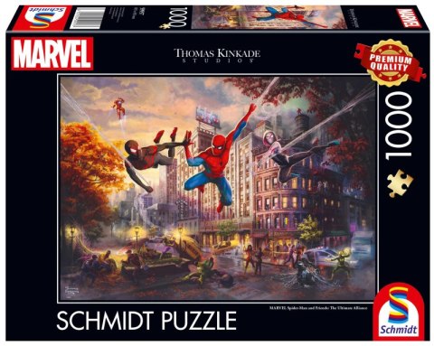 Puzzle 1000 PQ T.Kinkade Spider-Man i przyjaciele 110806 Puzzle 1000 PQ T.Kinkade Spider-Man i przyjaciele 110806