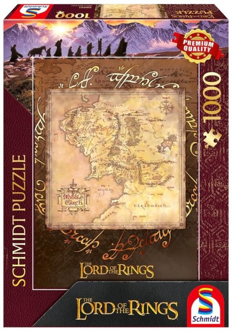 Puzzle 1000 PQ Władca Pierścieni Śródziemie 113469 Puzzle 1000 PQ Władca Pierścieni Śródziemie 113469