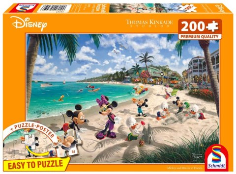 Puzzle 200 PQ T. Kinkade Myszka Miki Minnie na Florydzie 113371 Puzzle 200 PQ T. Kinkade Myszka Miki Minnie na Florydzie 113371