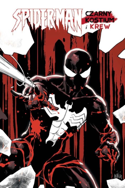 Spider-man. Czarny kostium i krew Spider-man. Czarny kostium i krew