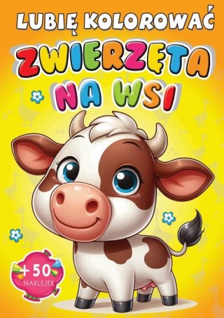 Zwierzęta na wsi. Lubię kolorować