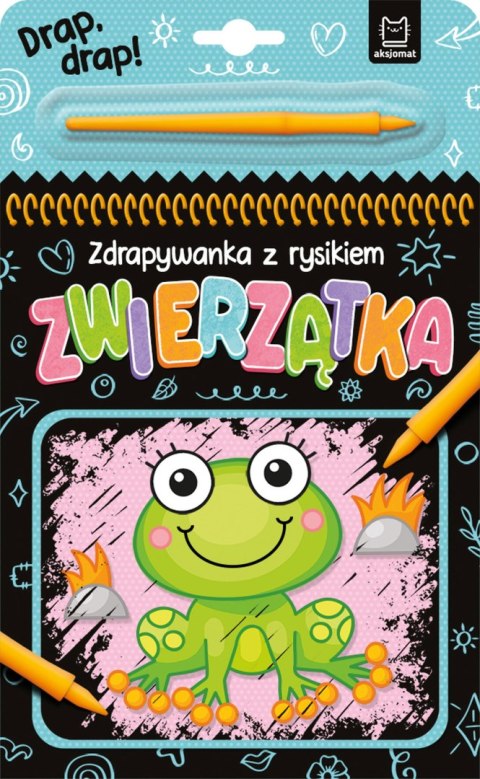Zwierzątka. Zdrapywanka z rysikiem Zwierzątka. Zdrapywanka z rysikiem