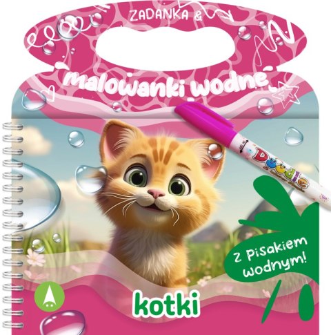 Kotki. Zadanka & malowanki wodne Kotki. Zadanka & malowanki wodne