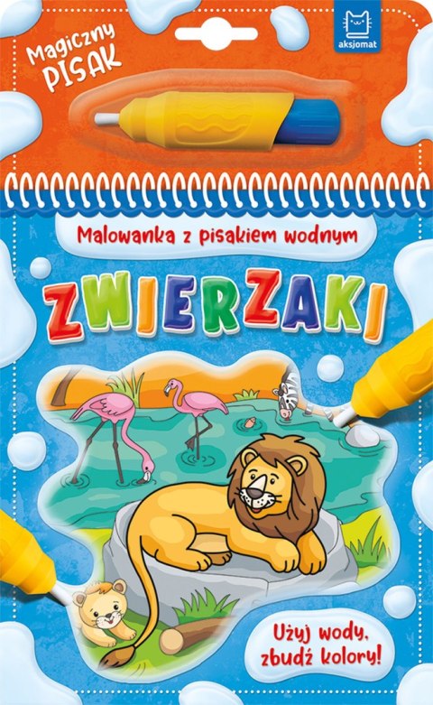 Zwierzaki. Malowanka z pisakiem wodnym Zwierzaki. Malowanka z pisakiem wodnym