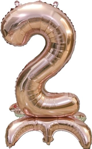 Balon foliowy stojący cyfra 2