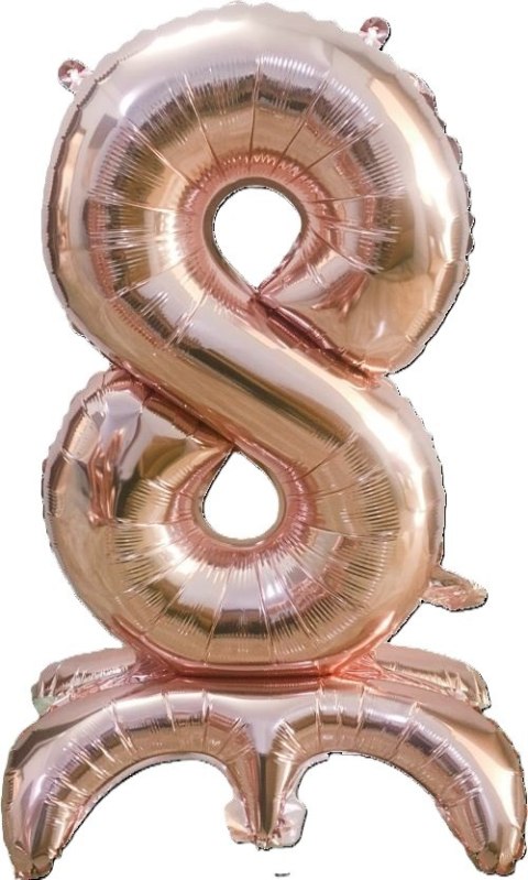 Balon foliowy stojący cyfra 8 Balon foliowy stojący cyfra 8