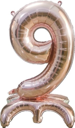 Balon foliowy stojący cyfra 9