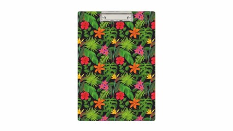 Deska A4 z klipem nadruk Flowers Deska A4 z klipem nadruk Flowers