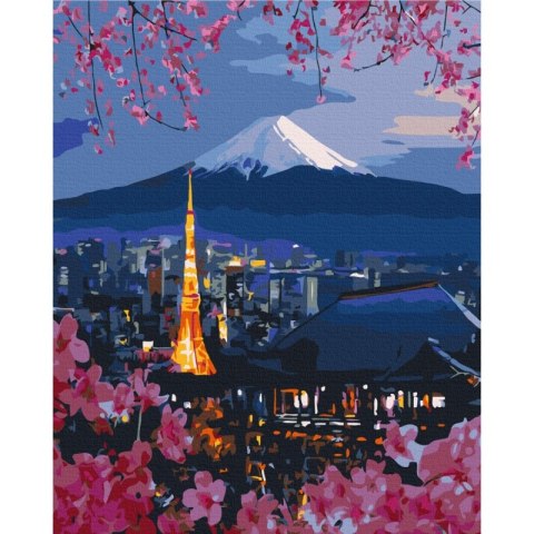 Malowanie po numerach BRUSHME 40x50 cm Podróż po Japonii Malowanie po numerach BRUSHME 40x50 cm Podróż po Japonii