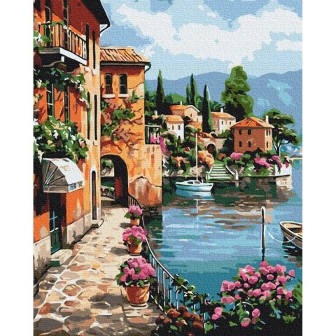 Malowanie po numerach BRUSHME 40x50 cm pod słońcem Positano Malowanie po numerach BRUSHME 40x50 cm pod słońcem Positano