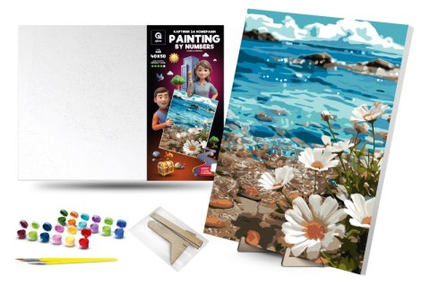 Malowanie po numerach Cosmeya na wybrzeżu 40x50 cm Malowanie po numerach Cosmeya na wybrzeżu 40x50 cm